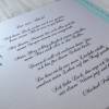 personalisiertes Fotoalbum zur Hochzeit in Weiß & Türkis im Rosen-Design Hochzeitsalbum Erinnerungsbuch Album Hochzeit Geschenk Geschenkidee mit Name Spitze Bild 7
