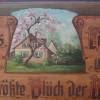 Schöner alter Holzspruch um 1915 aus Berlin Bild 2