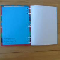 Notizbuch A6 Ethno rot blau // Tagebuch // Geschenk // Eintragungen Bild 4
