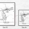 Stadtplan RUDOLSTADT - Just a Map I Digitaldruck Stadtkarte citymap City Poster Kunstdruck Stadt Karte Bild 5