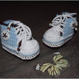 Babysneakers hellblau ca. 9 cm