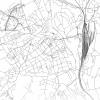 Stadtplan SAALFELD - Just a Map I Digitaldruck Stadtkarte citymap City Poster Kunstdruck Stadt Karte Bild 2