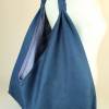Origami-Tasche XXL Shopper Beutel japanische Einkaufstasche Bento-Bag Denim & sommerlich Bild 8
