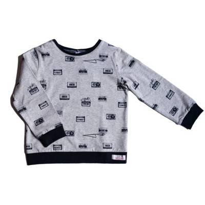 T-SHIRT Longsleeve aus BIO Baumwolle Retro