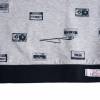 Grau meliertes langarm T-Shirt aus BIO Jersey mit Retro Kassetten Print designed by Miss Patty von Lillestoff Bild 2