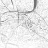 Stadtplan SAARBRÜCKEN - Just a Map I Digitaldruck Stadtkarte citymap City Poster Kunstdruck Stadt Karte Bild 2