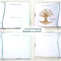 personalisiertes Gästebuch zur Kommunion mit Fischen und Wellen in Türkis, Türkisblau, Meerblau auch mit Gästefragen Bild 6
