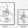 Stadtplan SONNEBERG - Just a Map I Digitaldruck Stadtkarte citymap City Poster Kunstdruck Stadt Karte Bild 5