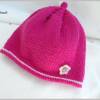 Babyschuhe aus Wolle Merino, für Mädchen, pink, rosa Bild 5