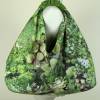 Origami-Tasche XXL Shopper Beutel japanische Einkaufstasche Bento-Bag grüner Dschungel Bild 6