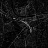 Stadtplan HEIDELBERG - Just a Black Map I Digitaldruck Stadtkarte citymap City Poster Kunstdruck Stadt Karte Bild 2