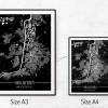 Stadtplan HEILBRONN - Just a Map I Digitaldruck Stadtkarte citymap City Poster Kunstdruck Stadt Karte Bild 5
