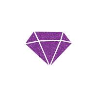 Glitzerfarbe IZINK DIAMOND violet Bild 2