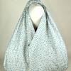 Origami-Tasche XXL Shopper Beutel japanische Einkaufstasche Bento-Bag hellblau Cord-Stoff Bild 3
