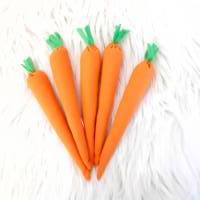 Deko Karotten aus Stoff, 5 Stoff Karotten, Osterdeko, Frühlingsdeko Bild 3