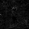 Stadtplan Bergisch Gladbach - Just a Black Map I Digitaldruck Stadtkarte citymap City Poster Kunstdruck Stadt Karte Bild 2