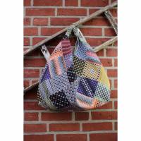Origami-Tasche XXL Shopper Beutel japanische Einkaufstasche Bento-Bag Sterne & Muster Bild 1