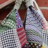 Origami-Tasche XXL Shopper Beutel japanische Einkaufstasche Bento-Bag Sterne & Muster Bild 2
