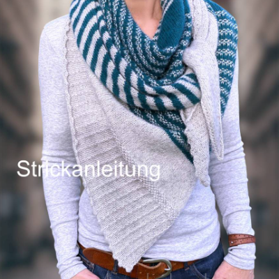 Strickanleitung Lizas Tuch Nebelwald