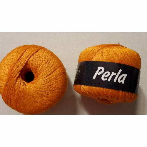 Lana Grossa PERLA  *  10 Knäuel á 50 g ** Farbe orange