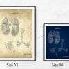 The Lung No. 4 - Patent-Style - Anatomie-Poster Bild 5