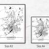 Stadtplan ALTENBURG - Just a Map I Digitaldruck Stadtkarte citymap City Poster Kunstdruck Stadt Karte Bild 5