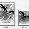 Stadtplan AMSTERDAM - Just a Map I Digitaldruck Stadtkarte citymap City Poster Kunstdruck Stadt Karte Bild 5