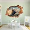 096 Wandtattoo Buckelwal Meer - Loch in der Wand - in 4 Größen - wunderschöne Kinderzimmer Sticker und Aufkleber Bild 6