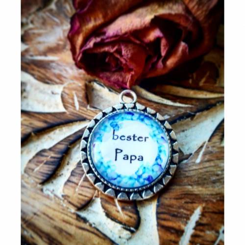 Anhänger Cabochon 20mm bester Papa, Opa, Onkel, Bruder