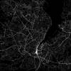 Stadtplan KIEL - Just a Black Map I Digitaldruck Stadtkarte citymap City Poster Kunstdruck Stadt Karte Bild 2