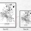 Stadtplan ARNSTADT - Just a Map I Digitaldruck Stadtkarte citymap City Poster Kunstdruck Stadt Karte Bild 5