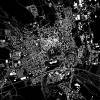 Stadtplan GOTHA - Just a Black Map I Digitaldruck Stadtkarte citymap City Poster Kunstdruck Stadt Karte Bild 4