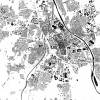 Stadtplan AUGSBURG - Just a Map I Digitaldruck Stadtkarte citymap City Poster Kunstdruck Stadt Karte Bild 3