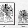 Stadtplan BASEL - Just a Map I Digitaldruck Stadtkarte citymap City Poster Kunstdruck Stadt Karte Bild 5