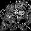 Stadtplan BERN - Just a Black Map I Digitaldruck Stadtkarte citymap City Poster Kunstdruck Stadt Karte Bild 3