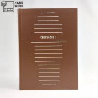 Notizbuch, Chefsache, DIN A5, schoko-braun, 100 Blatt, fadengeheftet, Chef, Chefin Bild 2