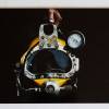 Frühstücksbrettchen Taucherhelm Fotografie Brettchen aus Melamin, spülmaschinenfest, Schneidebrett 14 x 23 cm Bild 4