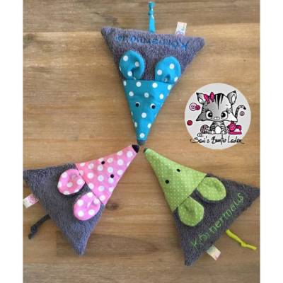 ITH Stickdatei Set Körnermaus eckig für Rahmengröße 16x26 und 18x30 jeweils mit und ohne Inlett