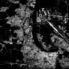 Stadtplan ROSTOCK - Just a black Map I Digitaldruck Stadtkarte citymap City Poster Kunstdruck Stadt Karte Bild 4