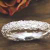 Schmaler Ring aus Silber 925/-. Knitterring, ca 3-4 mm Bild 2