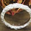 Schmaler Ring aus Silber 925/-. Knitterring, ca 3-4 mm Bild 5