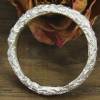 Schmaler Ring aus Silber 925/-. Knitterring, ca 3-4 mm Bild 6