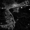 Stadtplan RUDOLSTADT - Just a black Map I Digitaldruck Stadtkarte citymap City Poster Kunstdruck Stadt Karte Bild 4