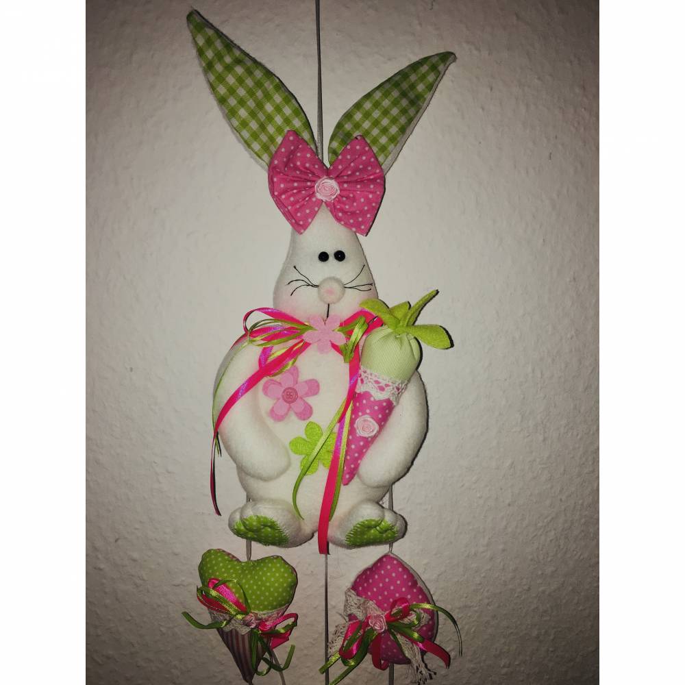 Ostern Hängedeko Fensterdeko 1 OSTERHASE 3 OSTEREIER 3