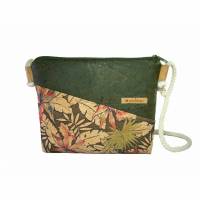 Handmade Damen Korktasche Crossbag Crossbody Bag Umhängetasche Designwahl nachhaltig vegan und fair Bild 1