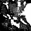 Stadtplan SCHWERIN - Just a black Map I Digitaldruck Stadtkarte citymap City Poster Kunstdruck Stadt Karte Bild 3