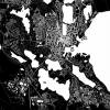 Stadtplan SCHWERIN - Just a black Map I Digitaldruck Stadtkarte citymap City Poster Kunstdruck Stadt Karte Bild 4