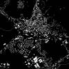 Stadtplan SONNEBERG - Just a black Map I Digitaldruck Stadtkarte citymap City Poster Kunstdruck Stadt Karte Bild 3