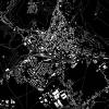 Stadtplan SONNEBERG - Just a black Map I Digitaldruck Stadtkarte citymap City Poster Kunstdruck Stadt Karte Bild 4