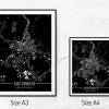 Stadtplan SONNEBERG - Just a black Map I Digitaldruck Stadtkarte citymap City Poster Kunstdruck Stadt Karte Bild 5